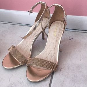 Gold  heels